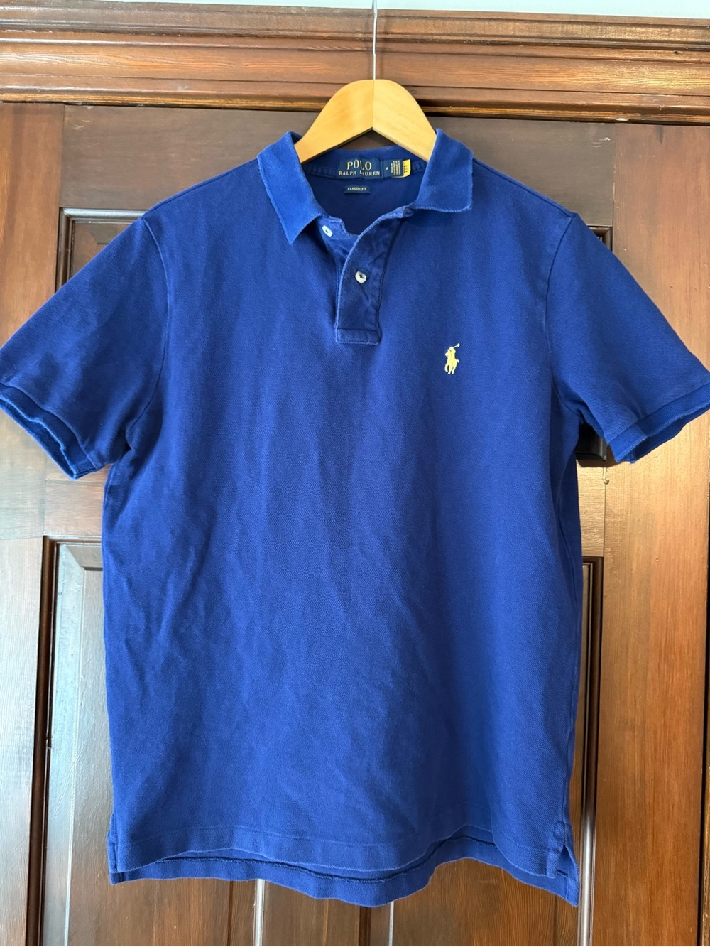 Ralph Lauren Polo Shirt in Royal Blue with Yellow Pony